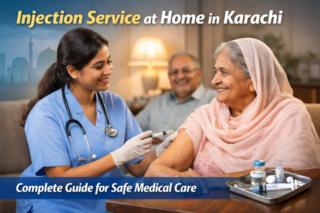 Injection Service at Home in Karachi