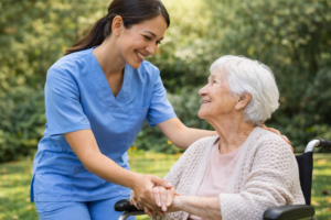 Female Caretaker for the Elderly