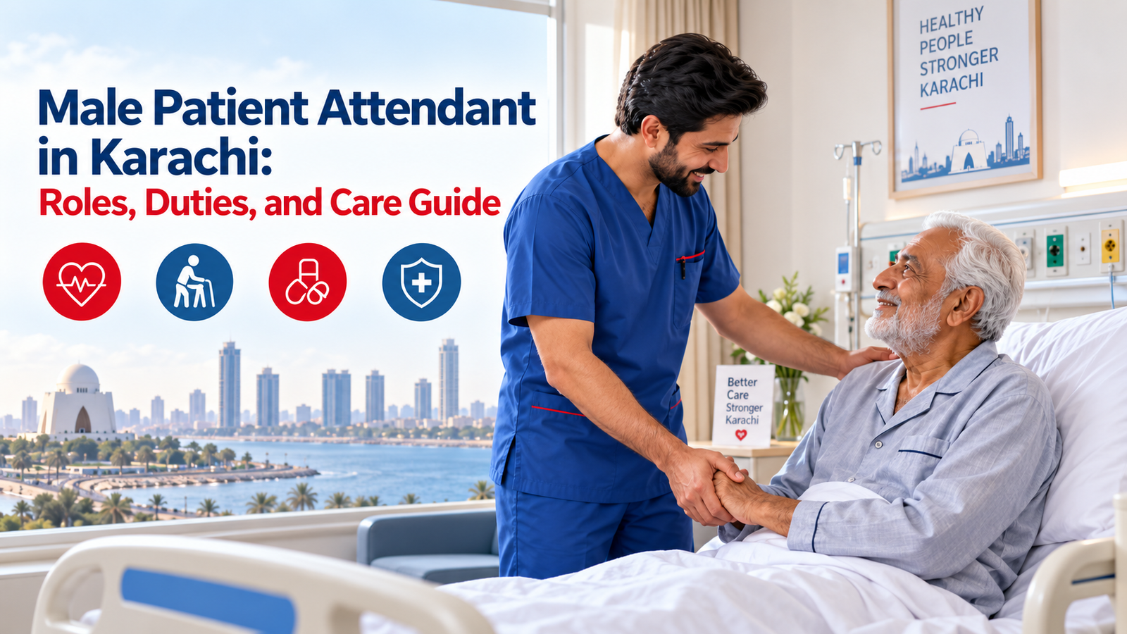 Male Patient Attendant in Karachi